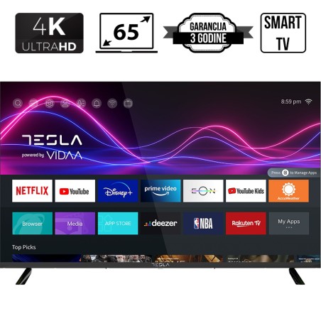 Tesla LED TV 65" 4K Ultra...