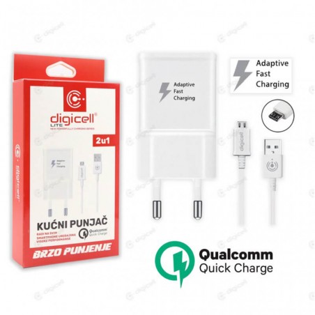 Punjač kućni Micro USB 2u1...