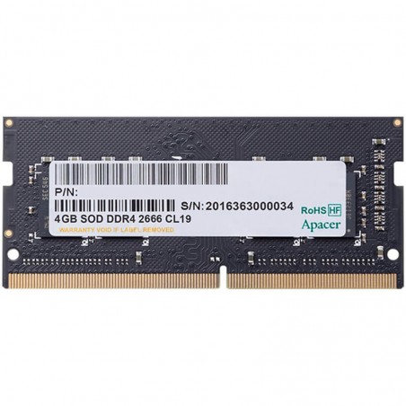 RAM Apacer 4GB DDR4 SODIMM...